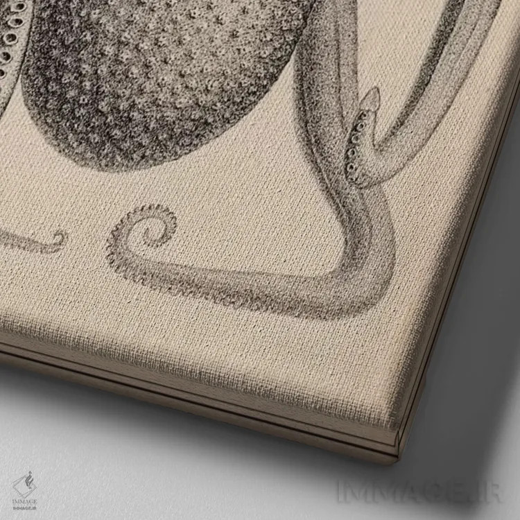 تابلو سرپاوگان جزایر هاوایی اثر استیلمن - نمای نزدیک بافت بوم