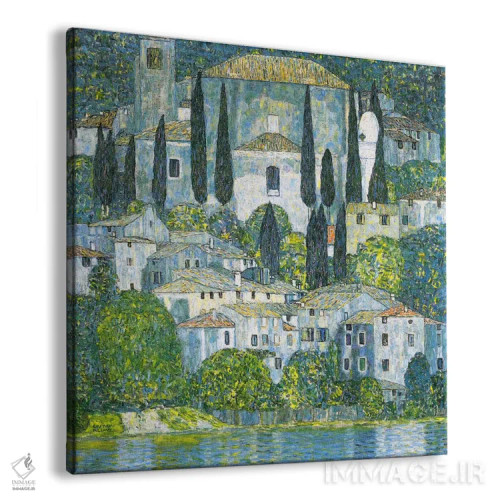 تابلو کلیسا در کاسونه اثر گوستاو کلیمت - نمای پرسپکتیو محصول