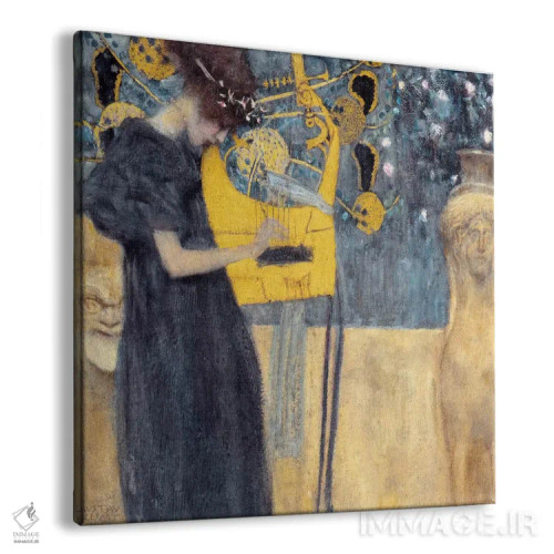 تابلو موسیقی ۱۸۹۵ اثر گوستاو کلیمت - نمای پرسپکتیو محصول