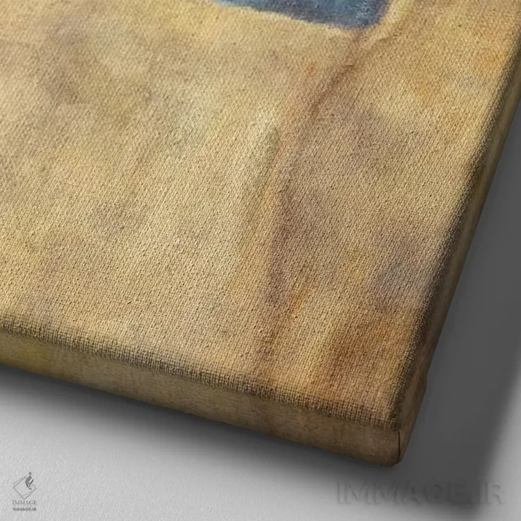 تابلو موسیقی ۱۸۹۵ اثر گوستاو کلیمت - نمای نزدیک بافت بوم