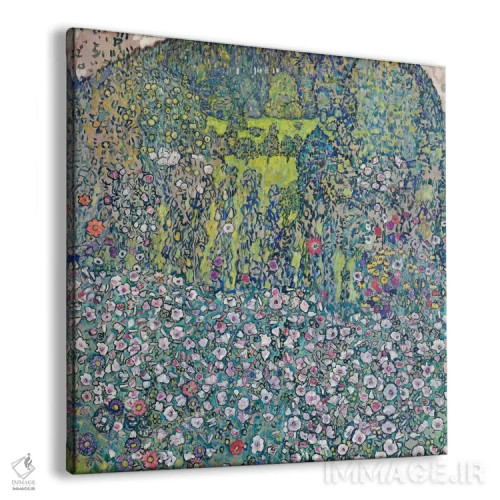 تابلو منظرهٔ باغ گوستاو کلیمت در تپه اثر گوستاو کلیمت - نمای پرسپکتیو محصول