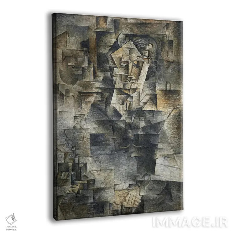 تابلو پرترهٔ دنیل-هنری کانوایلر اثر پابلو پیکاسو - نمای پرسپکتیو محصول