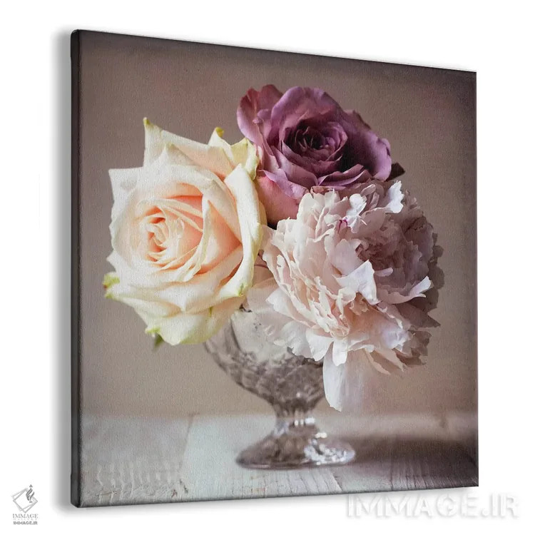 تابلو عکس گلهای قدیمی ۴ اثر سیمپوزیوم دیزاین (استودیوی طراحی) - نمای پرسپکتیو محصول