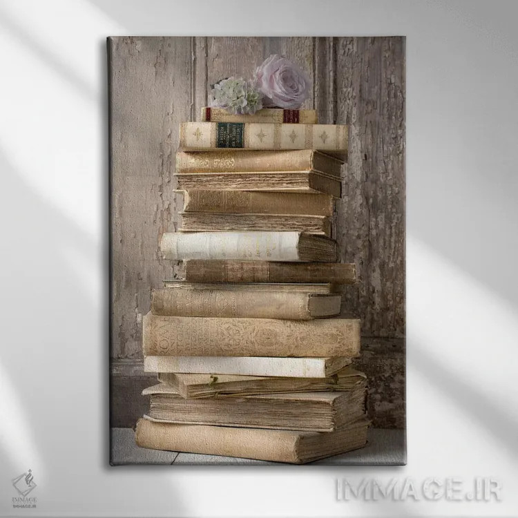 تابلو کتابها ۱ اثر سیمپوزیوم دیزاین (استودیوی طراحی) - نمای روبهرو روی دیوار
