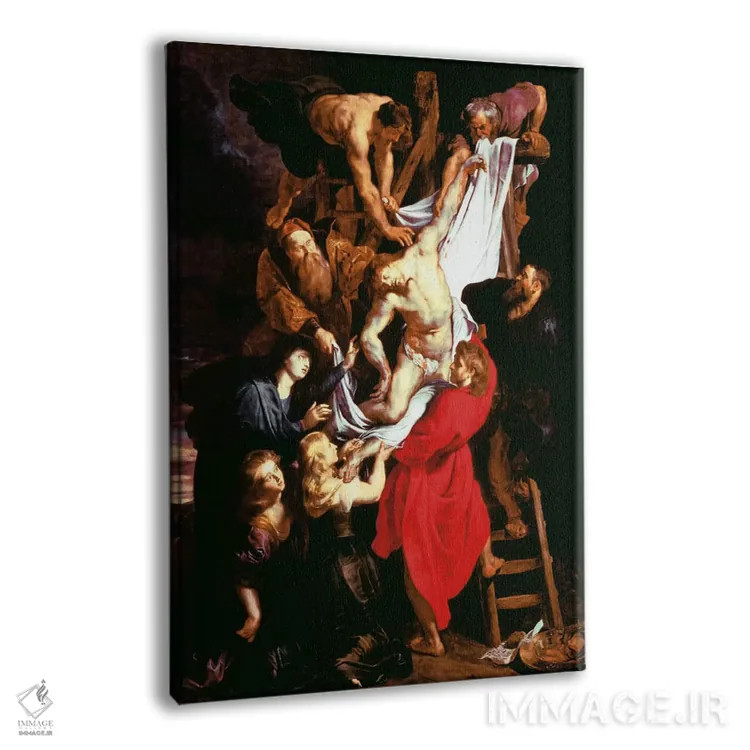 تابلو پایین آوردن از صلیب، پنل مرکزی تریپتیک، ۱۶۱۱-۱۴ اثر پیتر پل روبنس - نمای پرسپکتیو محصول