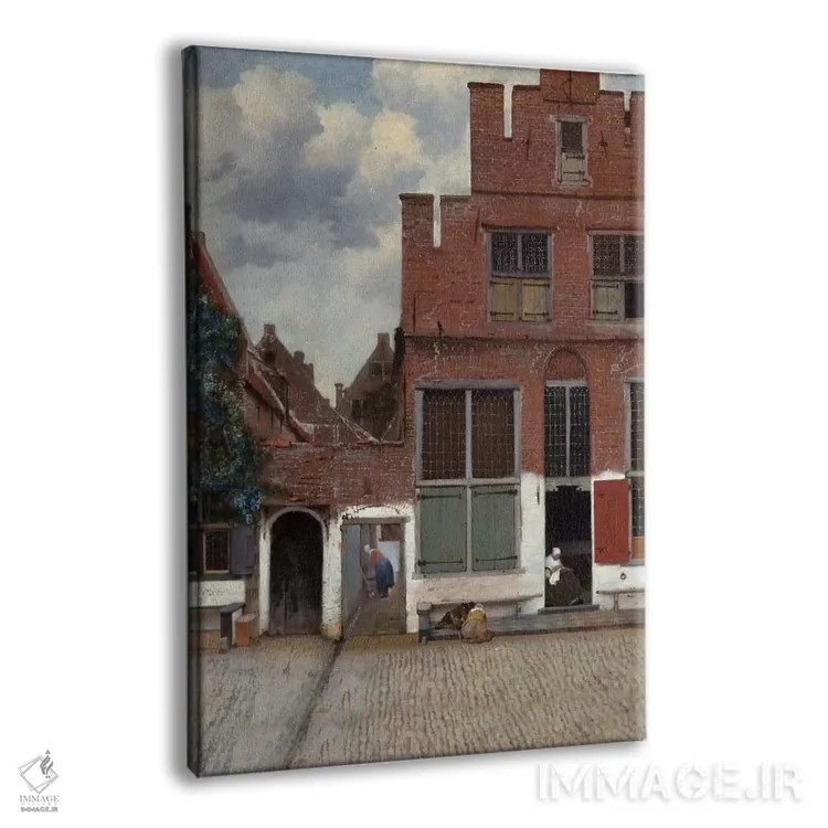 تابلو خیابانی در دلفت اثر یوهانس ورمیر (نقاش هلندی) - نمای پرسپکتیو محصول