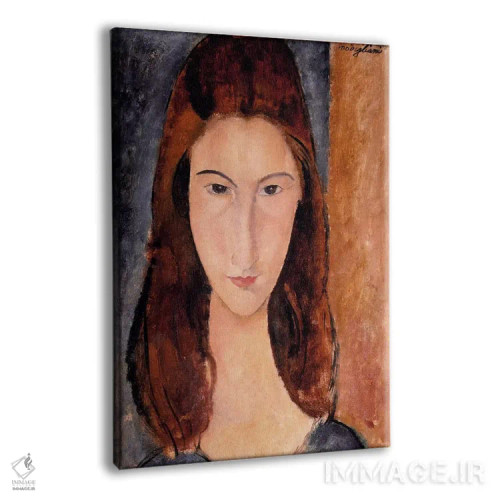 تابلو پرترهٔ ژان ایبوتِرن اثر آمادئو مودیلیانی (نقاش ایتالیایی) - نمای پرسپکتیو محصول