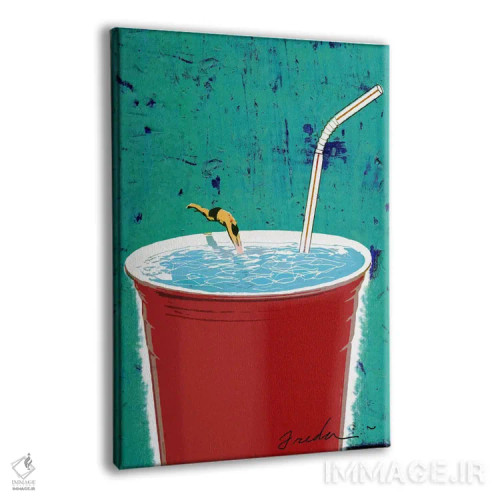 تابلو جرعهٔ بزرگ اثر آنتونی فردا - نمای پرسپکتیو محصول