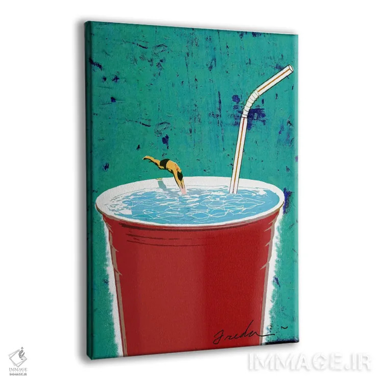 تابلو جرعهٔ بزرگ اثر آنتونی فردا - نمای پرسپکتیو محصول