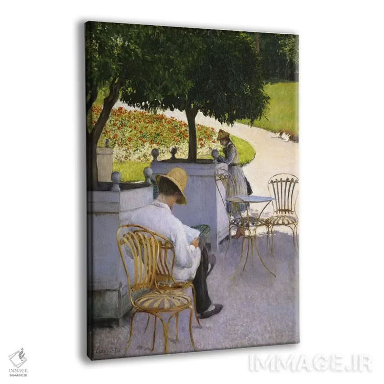 تابلو درختان پرتقال اثر گوستاو کایبوت - نمای پرسپکتیو محصول