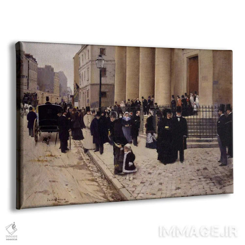 تابلو کلیسای سن فیلیپ دو روله (پاریس) اثر ژان بورو - نمای پرسپکتیو محصول