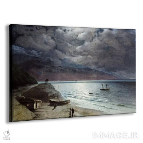 تابلو شب در گورزوف اثر ایوان آیوازوفسکی - نمای پرسپکتیو محصول