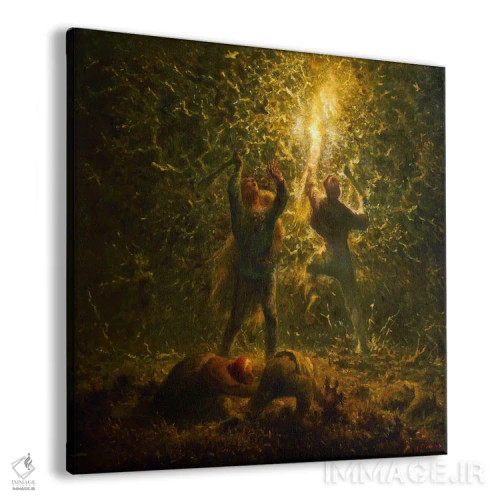 تابلو لانهسازان پرندگان اثر ژان فرانسوا میه - نمای پرسپکتیو محصول