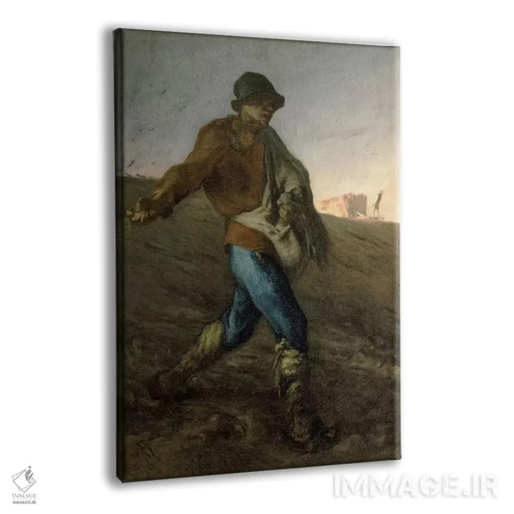 تابلو بذارکار، ۱۸۵۰ (موزه هنرهای زیبای بوستون) اثر ژان فرانسوا میه - نمای پرسپکتیو محصول