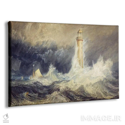 تابلو فانوس دریایی بل راک اثر جی.ام.دبلیو. ترنر (نقاش بزرگ انگلیسی) - نمای پرسپکتیو محصول
