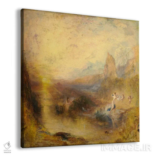 تابلو گلاوکوس و سیلا (اسطوره یونانی) اثر جی.ام.دبلیو. ترنر (نقاش بزرگ انگلیسی) - نمای پرسپکتیو محصول