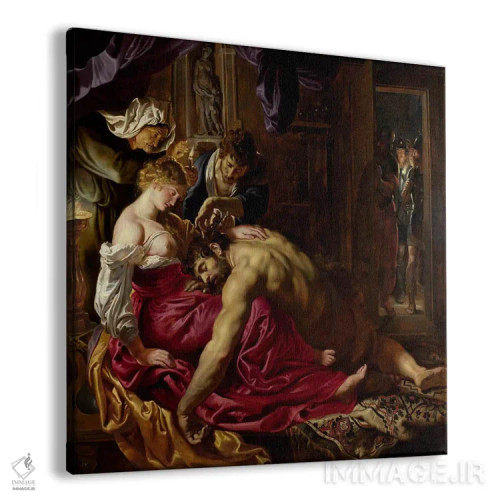 تابلو سامسون و دلیله اثر پیتر پل روبنس - نمای پرسپکتیو محصول