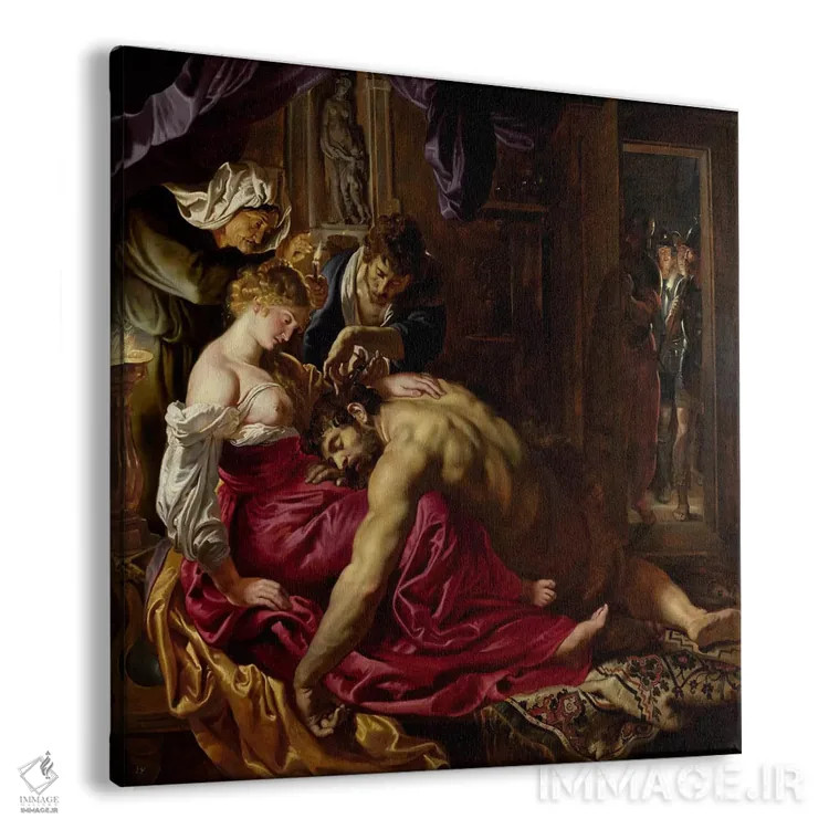 تابلو سامسون و دلیله اثر پیتر پل روبنس - نمای پرسپکتیو محصول