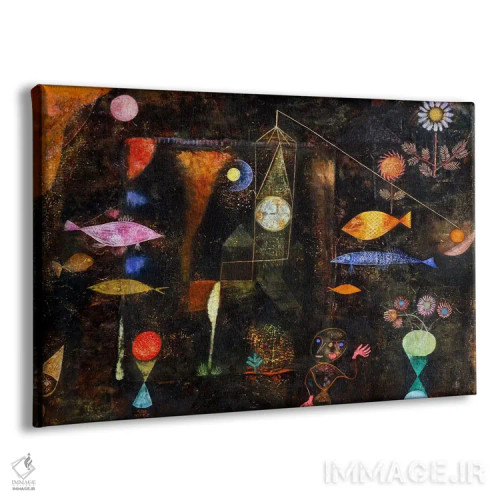 تابلو جادوی ماهی، ۱۹۲۵ اثر پل کله - نمای پرسپکتیو محصول