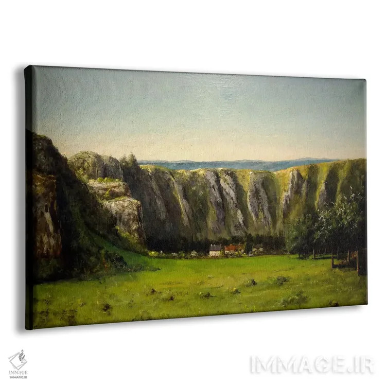 تابلو صخرهٔ ده ساعته، ۱۸۵۵ اثر گوستاو کوربه - نمای پرسپکتیو محصول