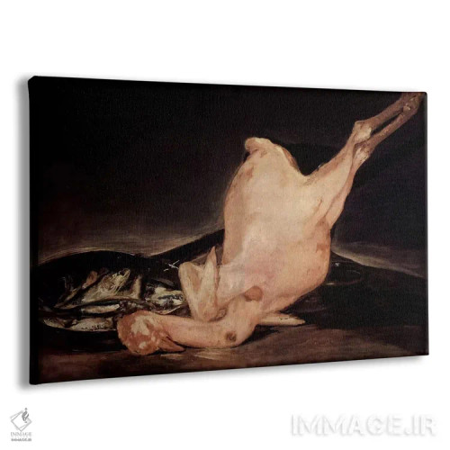 تابلو بوقلمون پرکنده شده اثر فرانسیسکو گویا (نقاش و چاپگر اسپانیایی) - نمای پرسپکتیو محصول