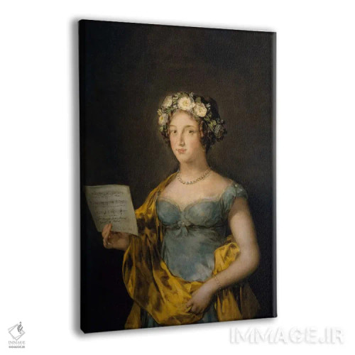 تابلو دوشس آبرانتس، ۱۸۳۸ اثر فرانسیسکو گویا (نقاش و چاپگر اسپانیایی) - نمای پرسپکتیو محصول