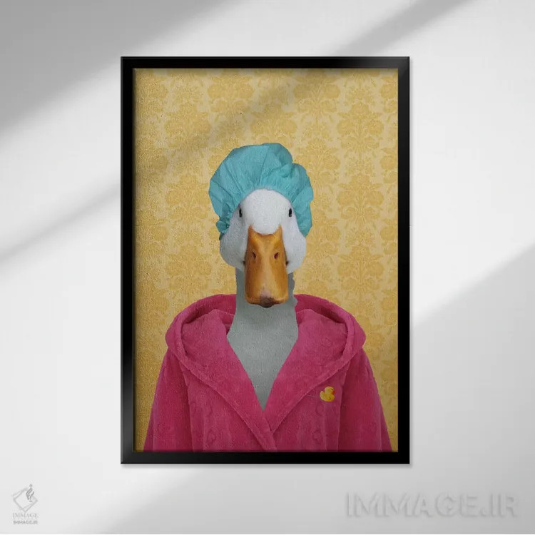 تابلو دروتی، اردک اثر فایو بای فایو کالکتیو - نمای قابدار مشکی