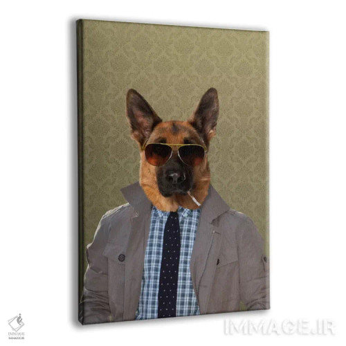 تابلو گای، سگ چوپان آلمانی اثر فایو بای فایو کالکتیو - نمای پرسپکتیو محصول