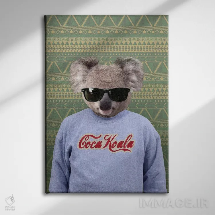 تابلو کلیفورد، کوآلا اثر فایو بای فایو کالکتیو - نمای روبهرو روی دیوار