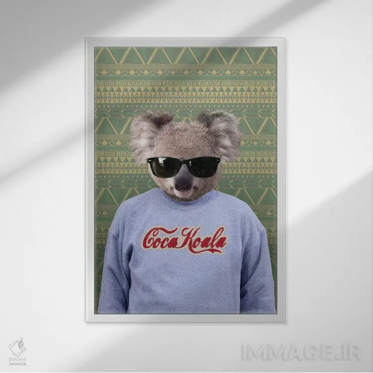 تابلو کلیفورد، کوآلا اثر فایو بای فایو کالکتیو - نمای قابدار سفید