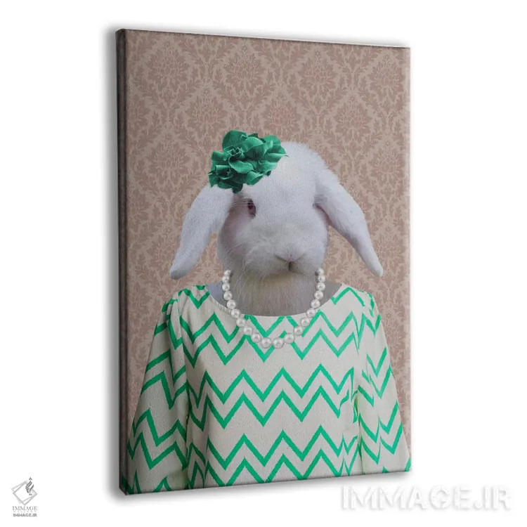 تابلو ریچل، خرگوش اثر فایو بای فایو کالکتیو - نمای پرسپکتیو محصول