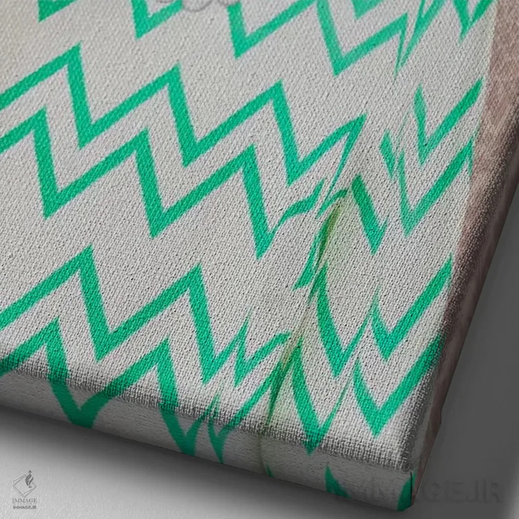 تابلو ریچل، خرگوش اثر فایو بای فایو کالکتیو - نمای نزدیک بافت بوم