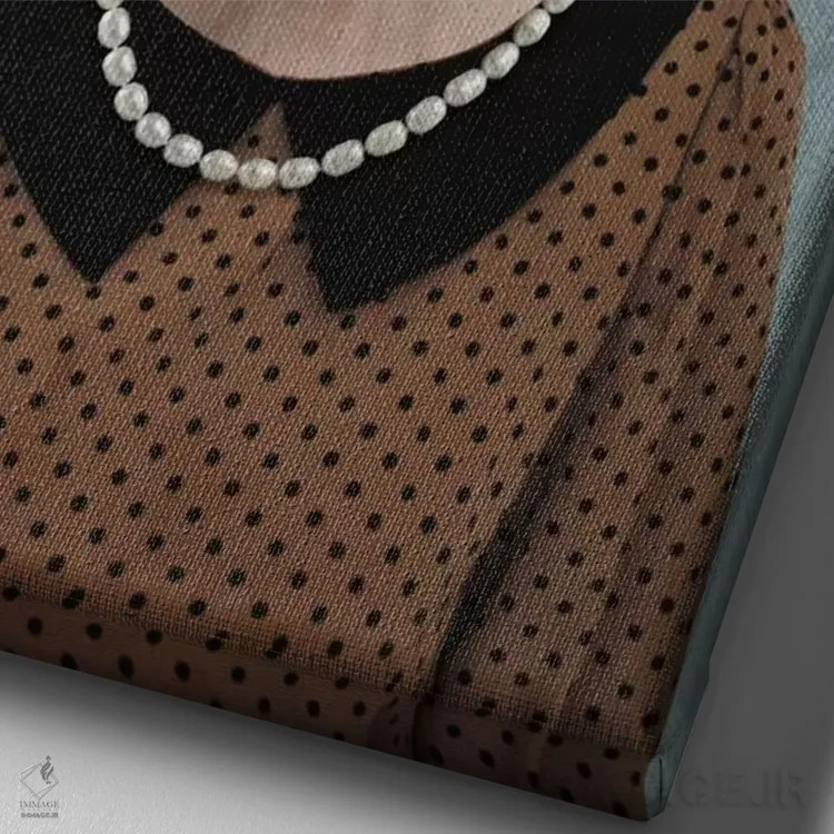 تابلو شلی، گربه اسفینکس اثر فایو بای فایو کالکتیو - نمای نزدیک بافت بوم