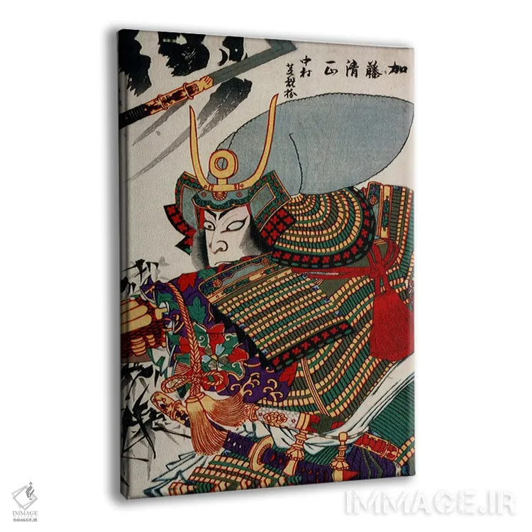 تابلو کاتو کیوماسا (نام فرد تاریخ ژاپن) اثر هنرمند ناشناس - نمای پرسپکتیو محصول