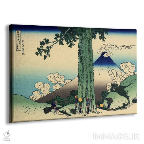 تابلو گذَر میشیما در استان کای اثر کاتسوشیکا هوکوسای (نقاش و هنرمند ژاپنی) - نمای پرسپکتیو محصول