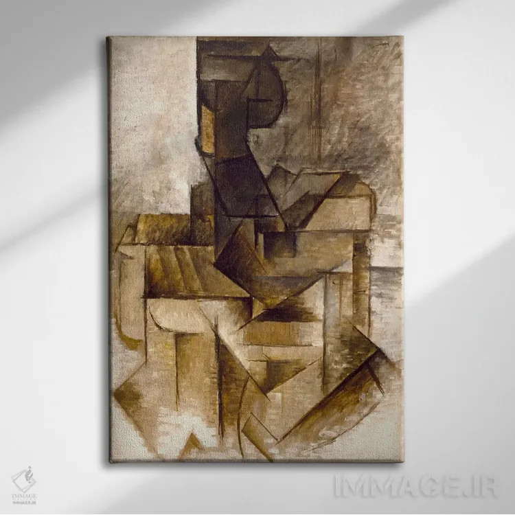 تابلو پاروزن اثر پابلو پیکاسو - نمای روبهرو روی دیوار