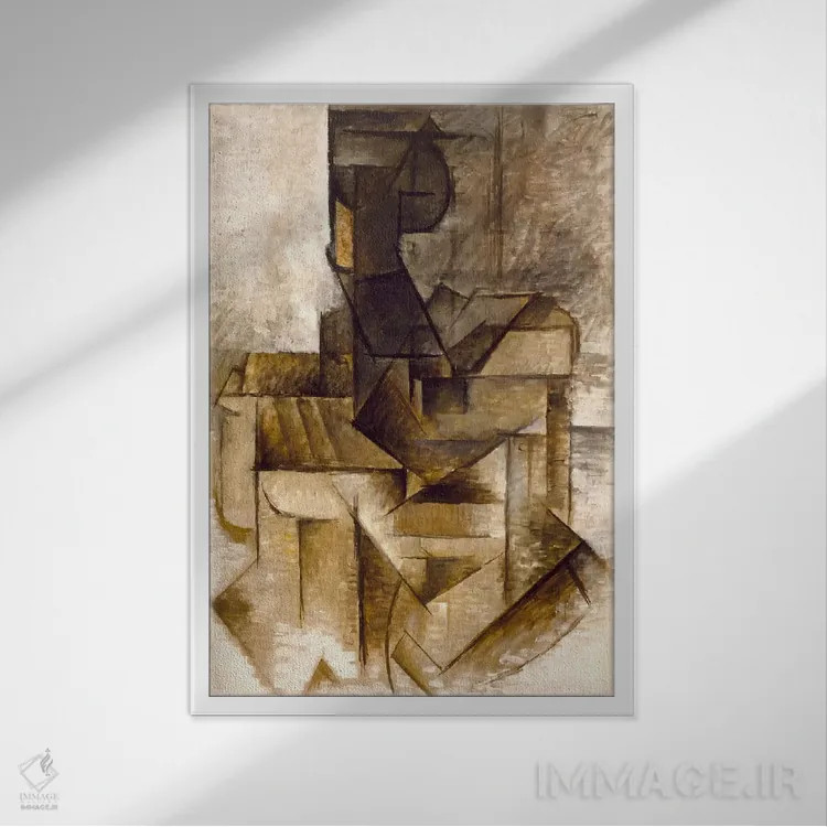 تابلو پاروزن اثر پابلو پیکاسو - نمای قابدار سفید