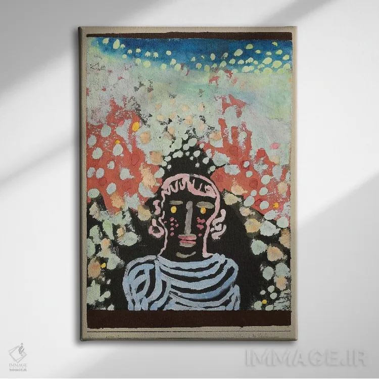 تابلو شباهت در آلاچیق اثر پل کله - نمای روبهرو روی دیوار