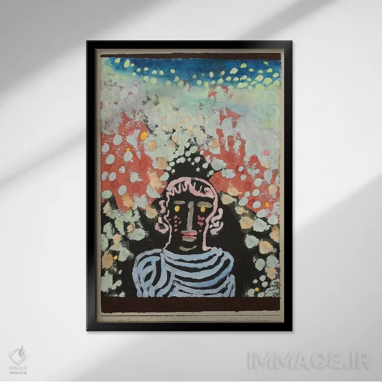 تابلو شباهت در آلاچیق اثر پل کله - نمای قابدار مشکی