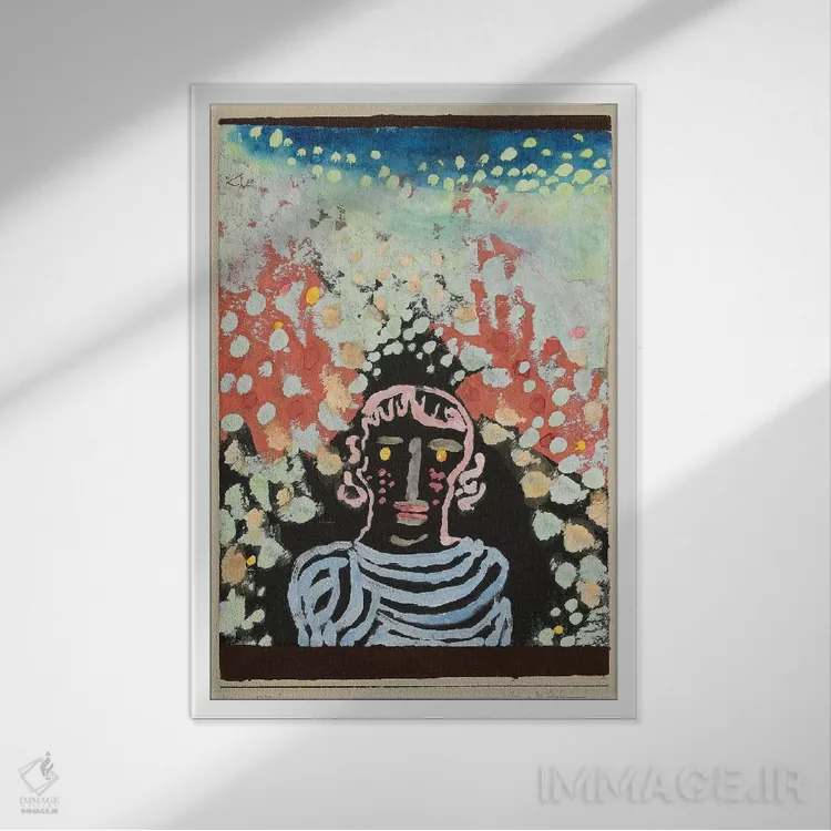 تابلو شباهت در آلاچیق اثر پل کله - نمای قابدار سفید