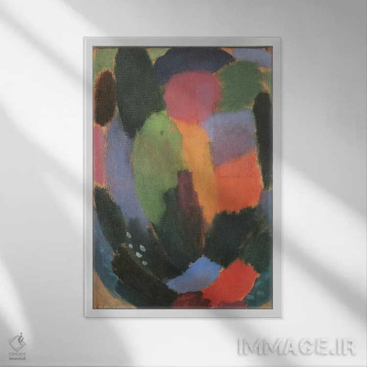 تابلو آواز اثر الکسی فون یاولنسکی (نقاش روس/آلمانی) - نمای قابدار سفید