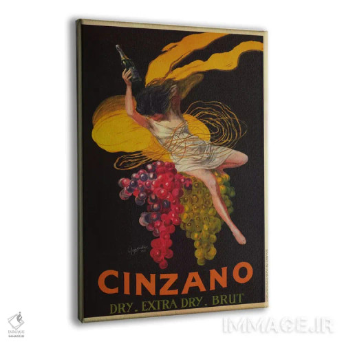 تابلو آستی چینزانو (تبلیغ قدیمی) اثر لئونتو کاپیلو - نمای پرسپکتیو محصول