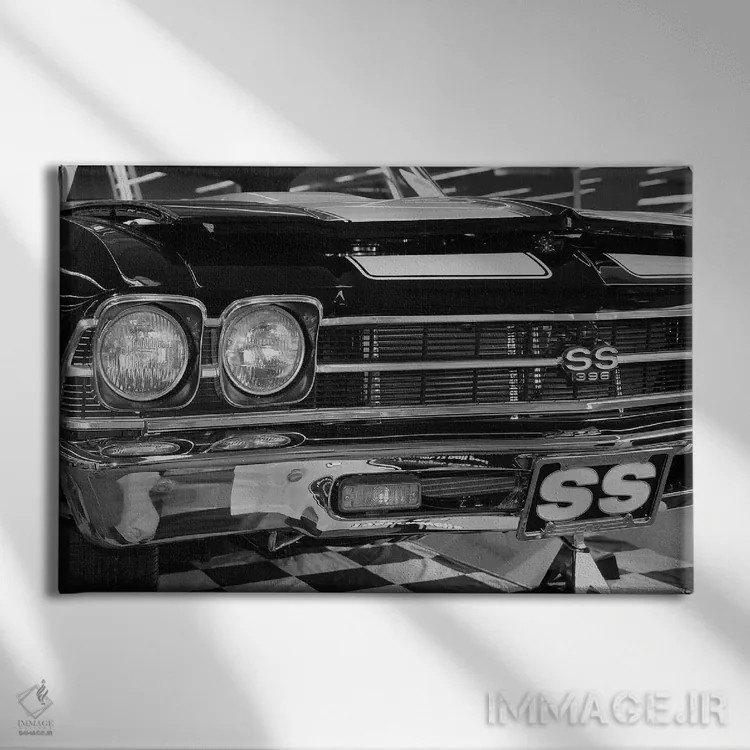 تابلو شول (خودرو) اثر هنرمند ناشناس - نمای روبهرو روی دیوار