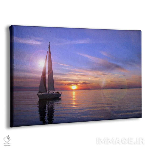 تابلو قایق بادبانی اثر هنرمند ناشناس - نمای پرسپکتیو محصول