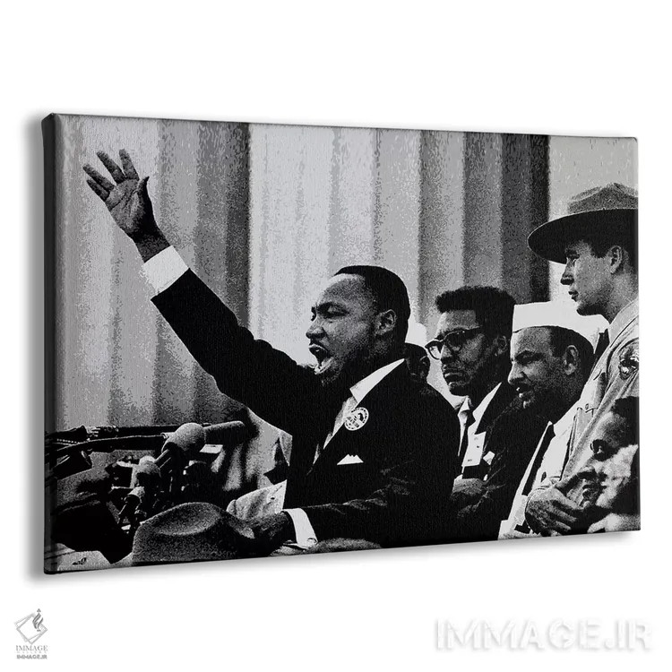 تابلو مارتین لوتر کینگ اثر هنرمند ناشناس - نمای پرسپکتیو محصول