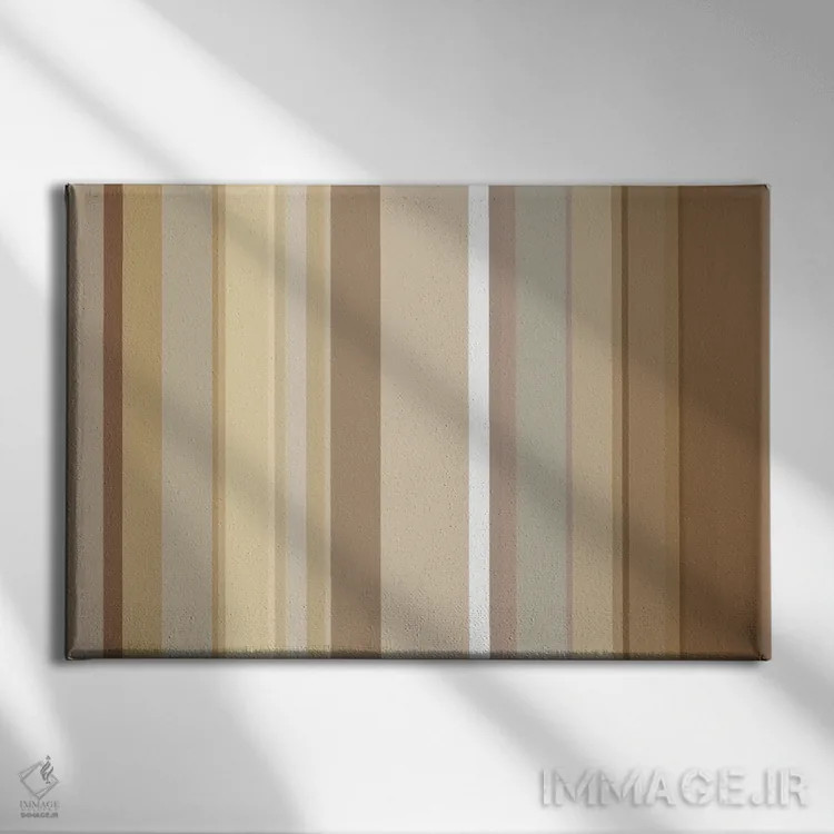 تابلو قهوهای موکا اثر فایو بای فایو کالکتیو - نمای روبهرو روی دیوار