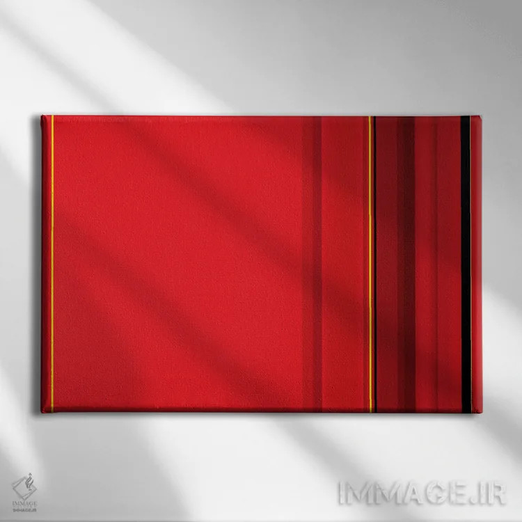 تابلو قرمز فراری اثر فایو بای فایو کالکتیو - نمای روبهرو روی دیوار