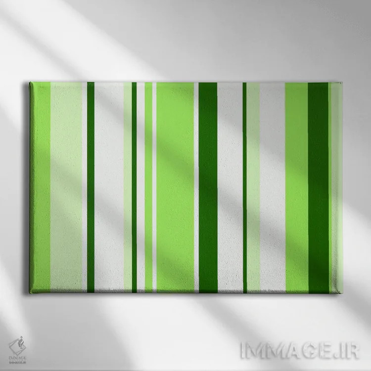 تابلو سبز سیب ترش اثر فایو بای فایو کالکتیو - نمای روبهرو روی دیوار