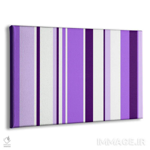 تابلو زنبقهای بنفش ارغوانی اثر فایو بای فایو کالکتیو - نمای پرسپکتیو محصول