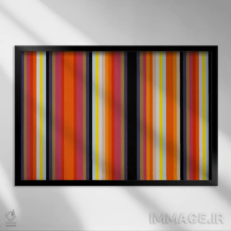 تابلو تمشک سوزان اثر فایو بای فایو کالکتیو - نمای قابدار مشکی